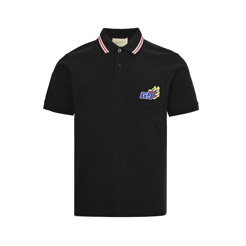 Exclusive Gucci GG Monogram All-Over Print Polo Shirt — White — Size M — Side View