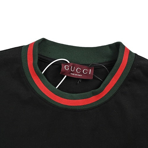 Exclusive Gucci Web-Trim Logo T-Shirt — White — Size S — Lifestyle View