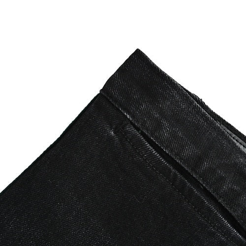 Exclusive Gucci GG Monogram Straight-Leg Pants with Web Stripe — Blue — Size 28 — Alternate View 8