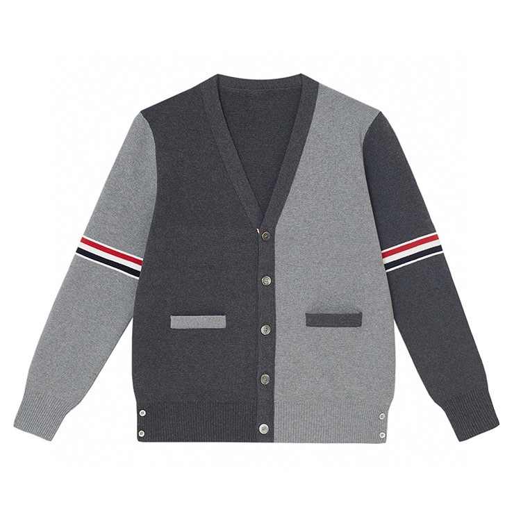 Exclusive Thom Browne 2025 Knitted sweater coat — Gray — Size 1/M — Alternate View 7