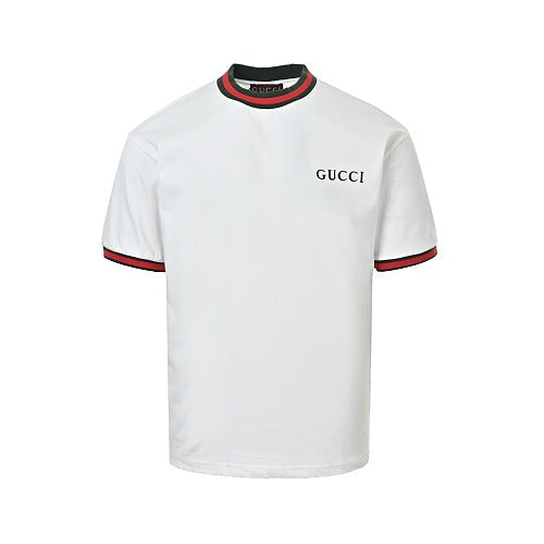 Exclusive Gucci Web-Trim Logo T-Shirt — White — Size S — Alternate View 9