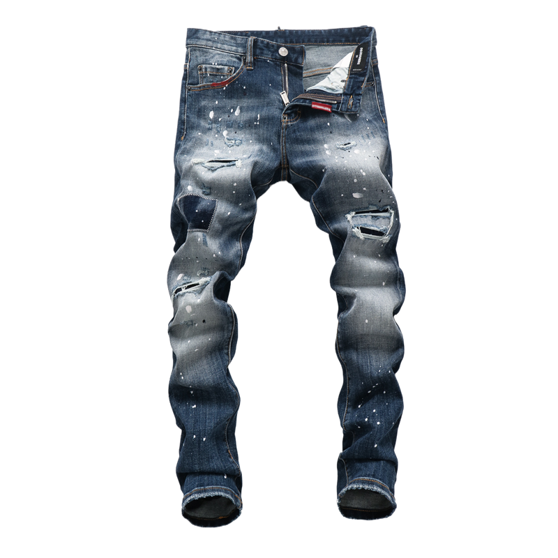 Exclusive dsquared2 New Man Hole Jeans — 28 — Side View