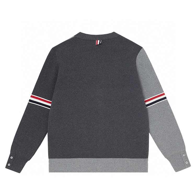 Exclusive Thom Browne 2025 Knitted sweater coat — Gray — Size 1/M — Alternate View 8