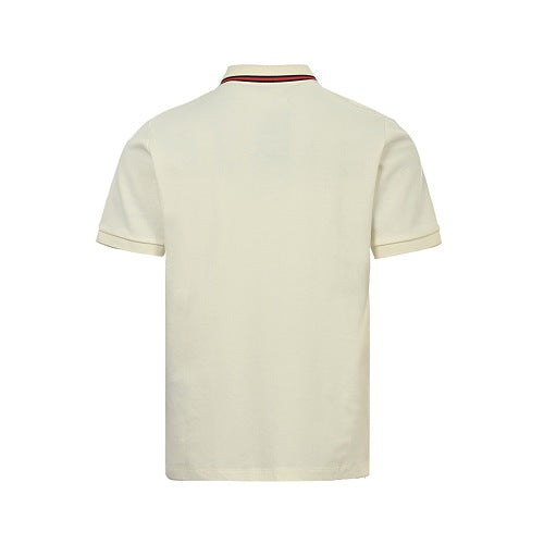 Exclusive Gucci GG Monogram All-Over Print Polo Shirt — White — Size M — Lifestyle View