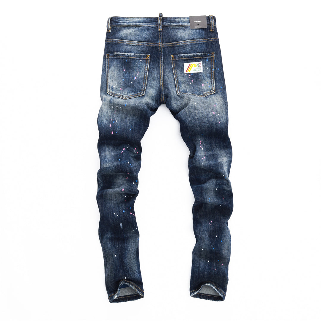 Exclusive dsquared2 2026ss Spray Paint Jeans — 28 — Back View