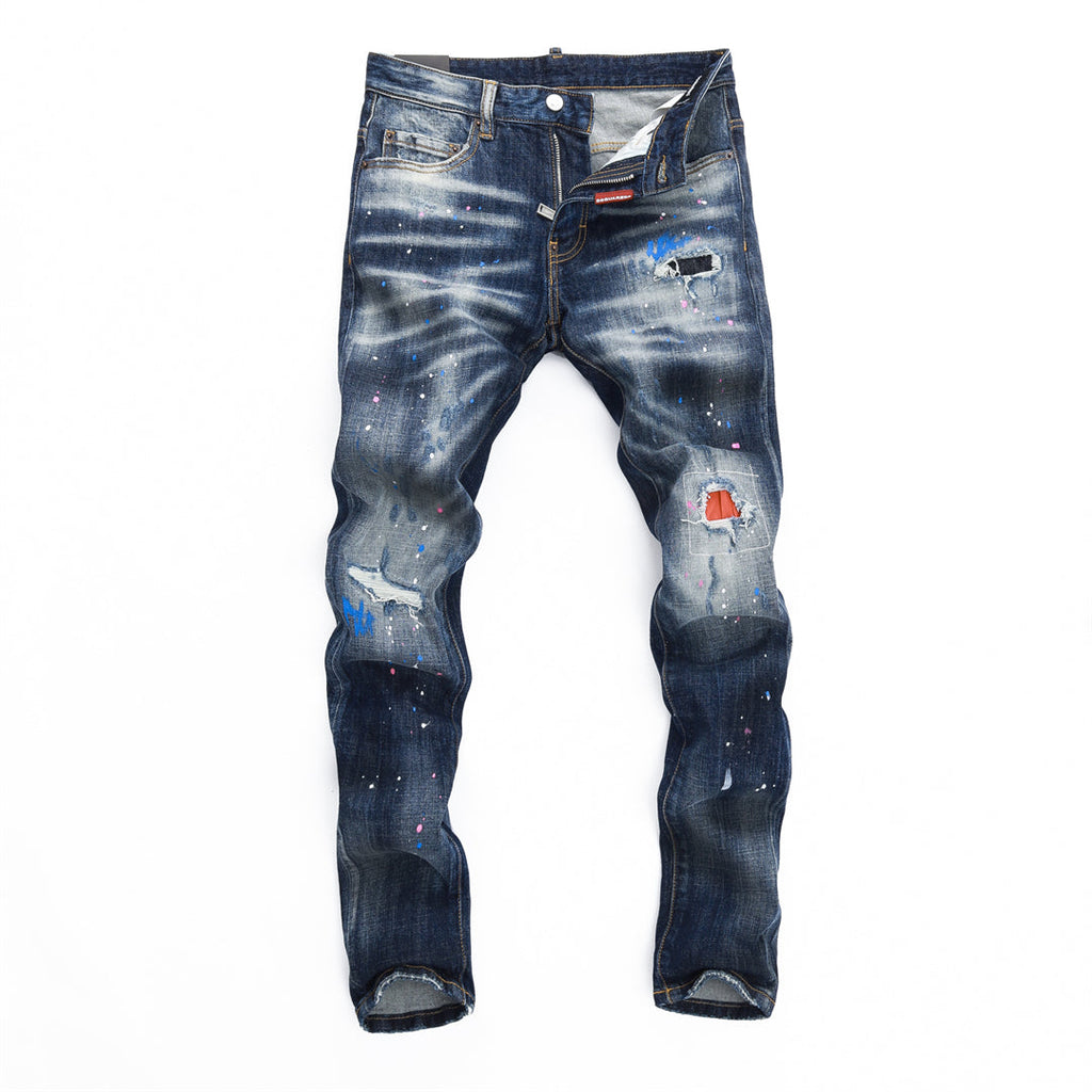 Exclusive dsquared2 2026ss Spray Paint Jeans — 28 — Side View