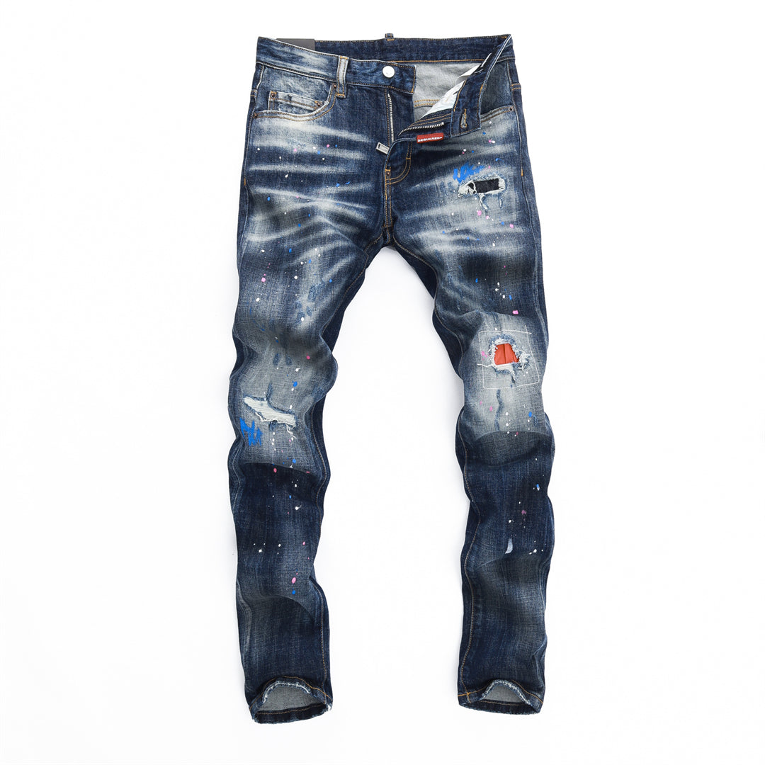 Exclusive dsquared2 2026ss Spray Paint Jeans — 28 — Side View