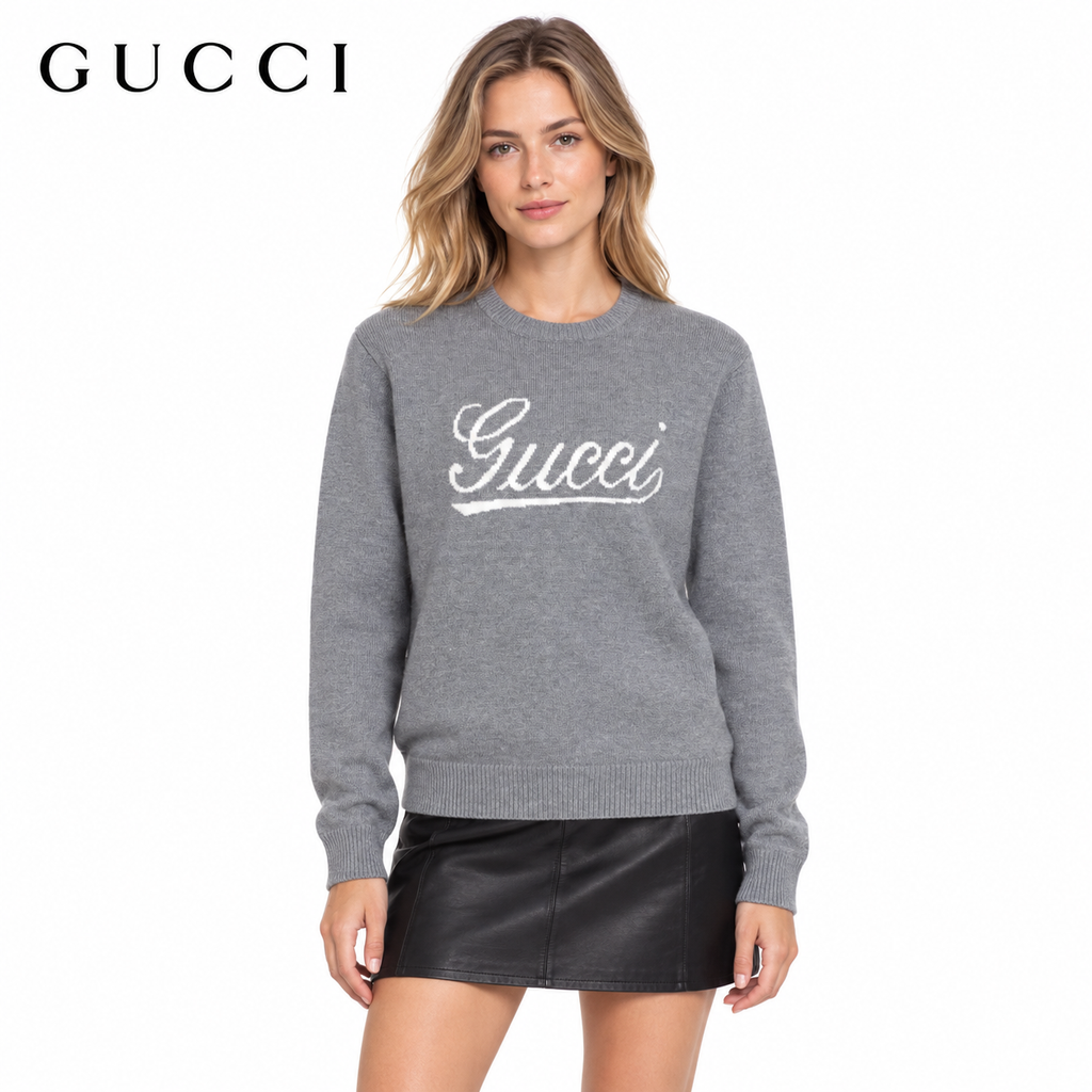 Exclusive Gucci Unisex Crewneck Sweater — S — Front View