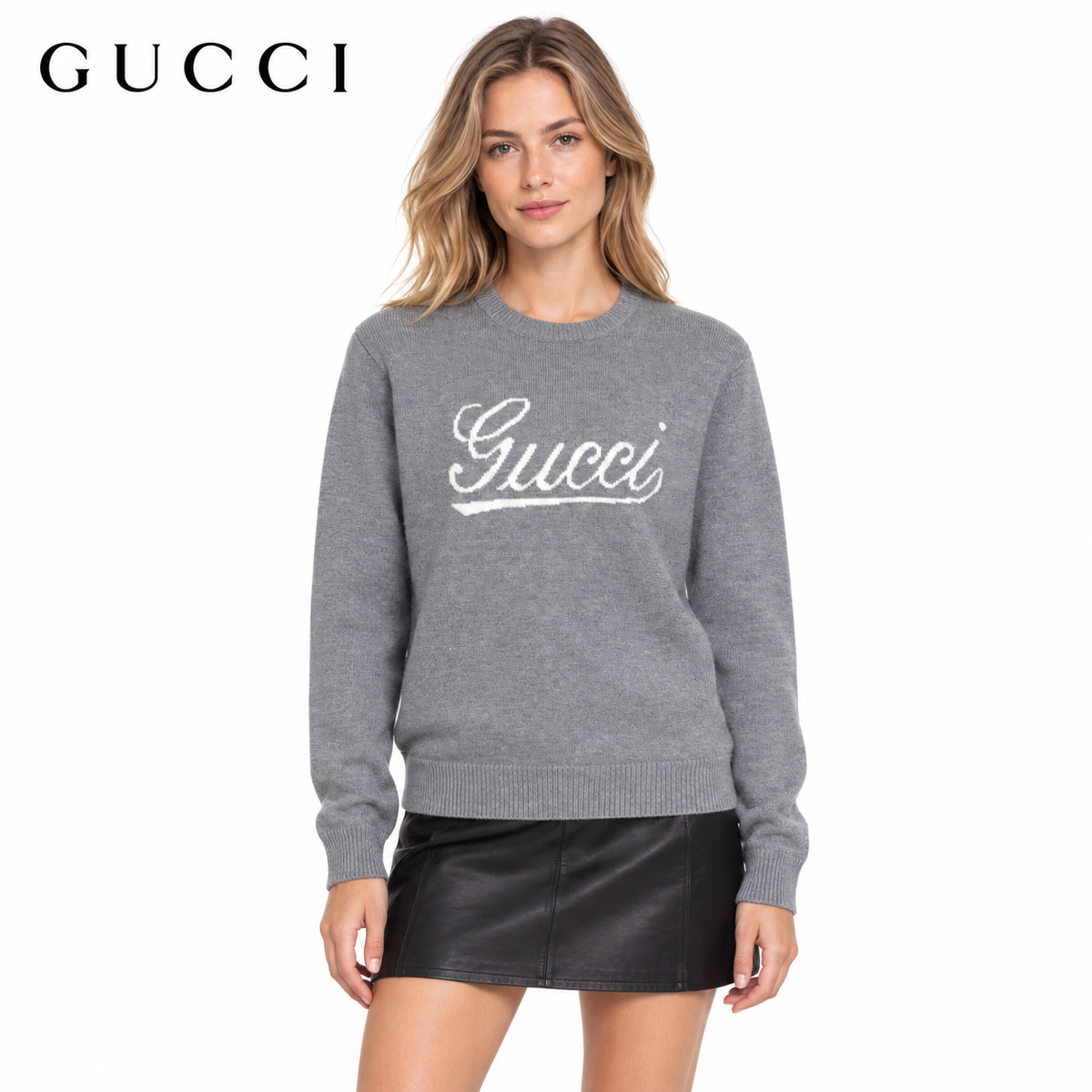 Exclusive Gucci Unisex Crewneck Sweater — S — Front View