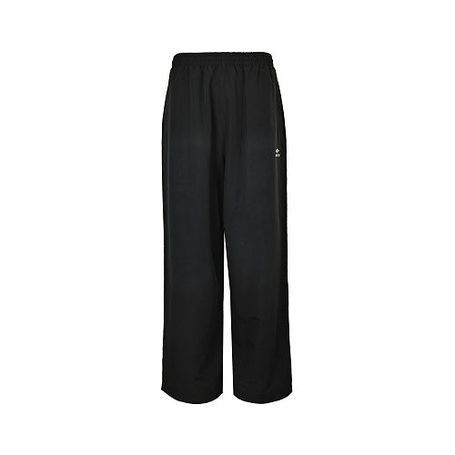 Exclusive Balenciaga Cotton Pants with Glass Fibre Trim — S — Side View