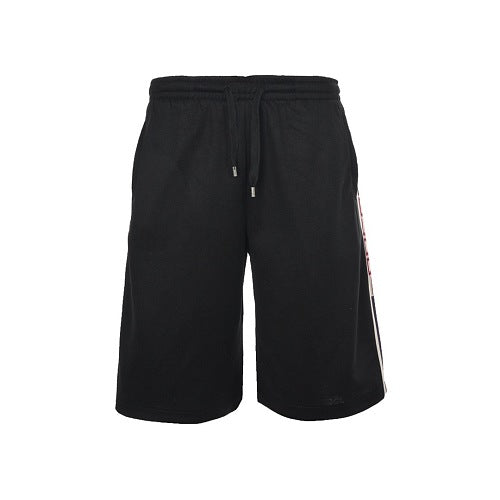 Exclusive Gucci Logo Stripe Athletic Shorts — XS — Side View