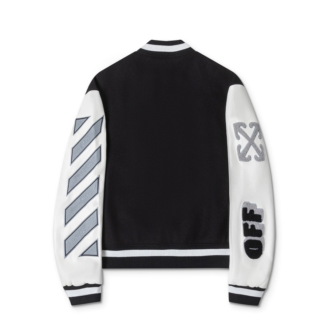 Exclusive Off-White Baseball uniform#12 — Black — Size S — Back View