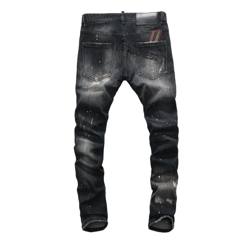 Exclusive dsquared2 Hole Man Jeans — 28 — Back View