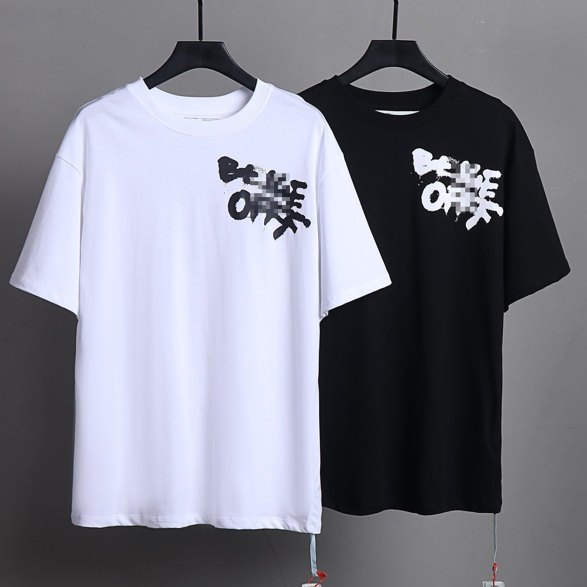 Exclusive OFF-White  Arrow logo print T-shirt#76 — White — Size S — Side View