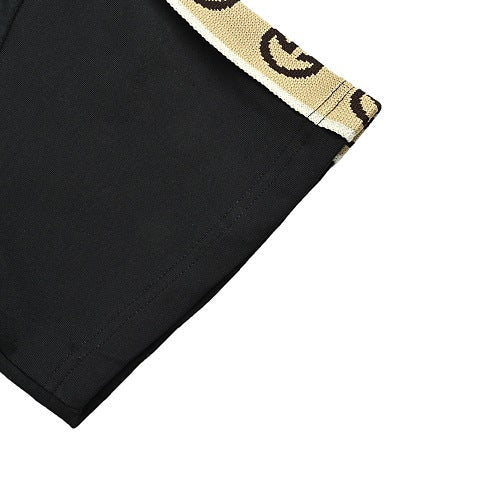 Exclusive Gucci GG Tape Shoulder-Stripe Oversized T-Shirt — Black — Size XS — Alternate View 7