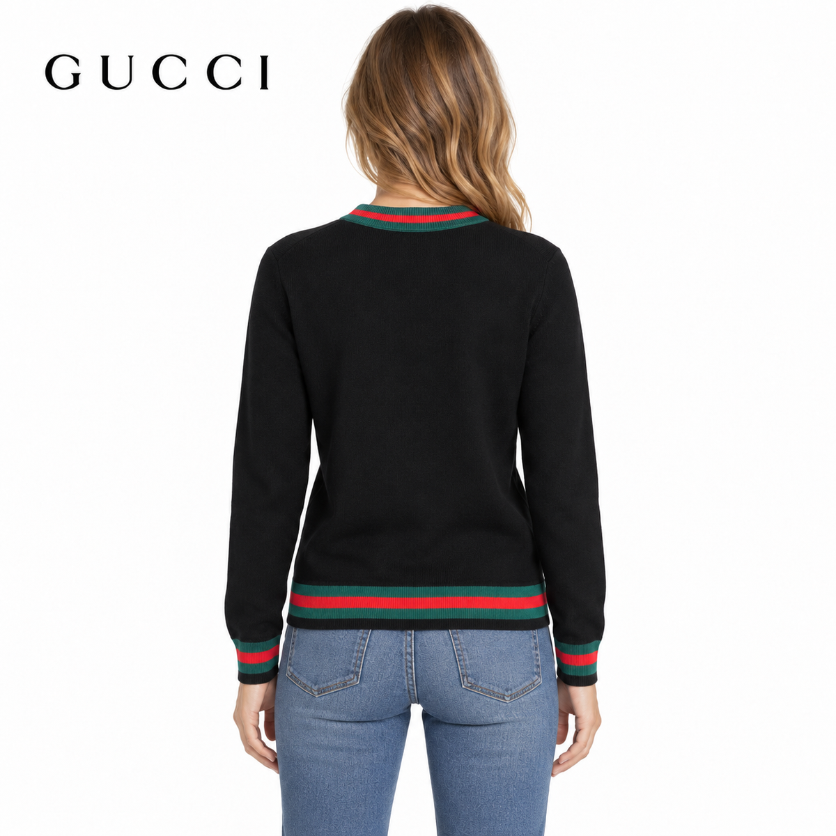 Exclusive Gucci Unisex Crewneck Sweater — M — Side View