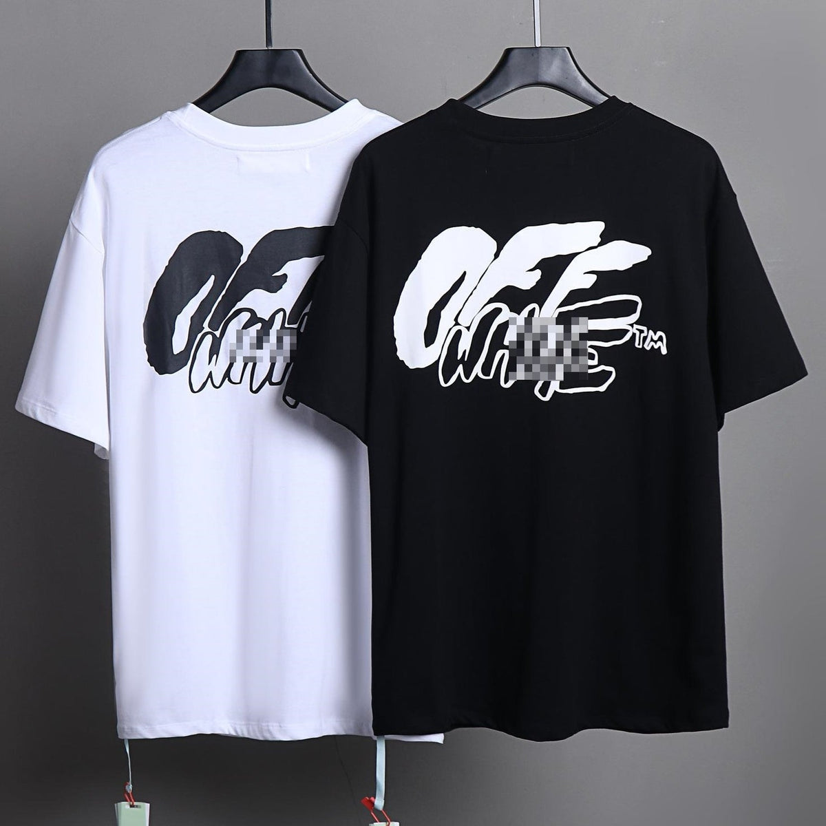 Exclusive OFF-White  Arrow logo print T-shirt#76 — White — Size S — Back View