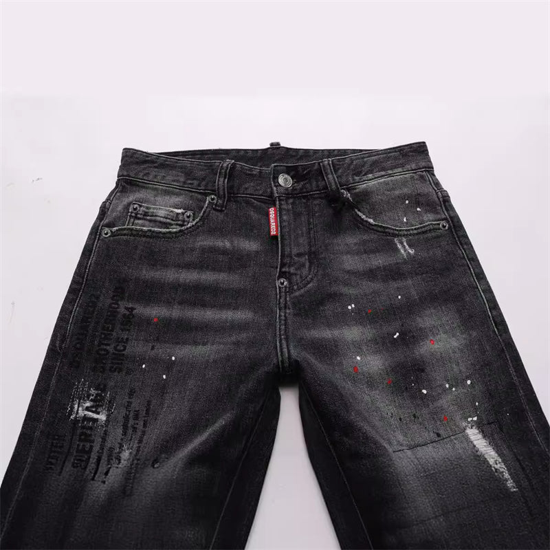 Exclusive dsquared2 Hole Man Jeans — 28 — Top View