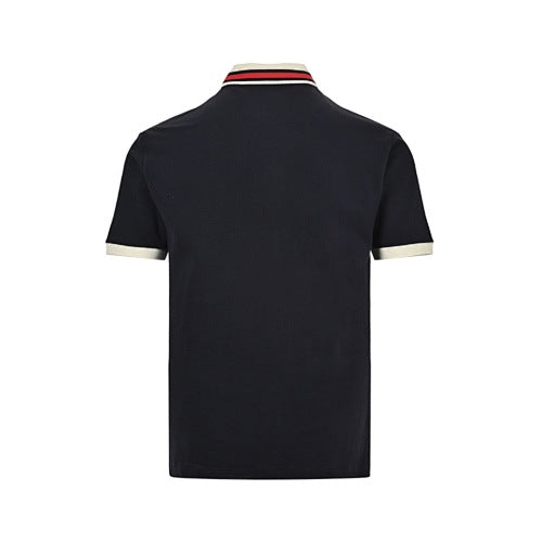 Exclusive Gucci GG Monogram All-Over Print Polo Shirt — Black — Size XS — Top View