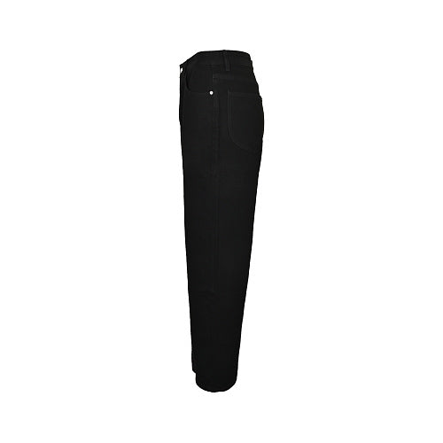 Exclusive Balenciaga Glass-Embellished Cotton Pants — 30 — Back View