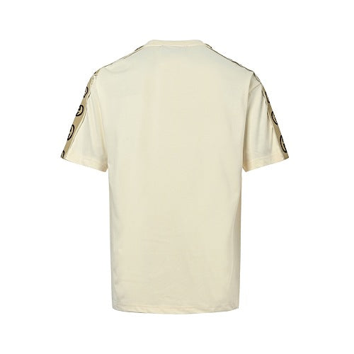 Exclusive Gucci GG Tape Shoulder-Stripe Oversized T-Shirt — Black — Size XS — Alternate View 9
