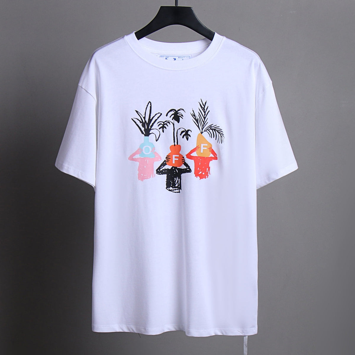 Exclusive OFF-White  Arrow sign T-shirt#54 — White — Size S — Alternate View 8