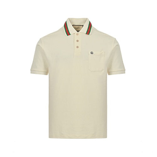 Exclusive Gucci GG Monogram All-Over Print Polo Shirt — Black — Size XS — Detail View