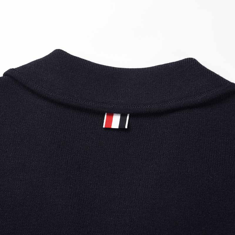 Exclusive Thom Browne 4-Bar Single Breasted coat — Gray — Size 1/M — Lifestyle View
