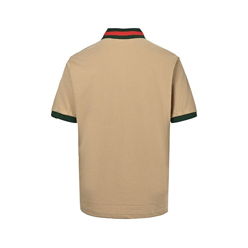 Exclusive Gucci GG Monogram All-Over Print Polo Shirt — Black — Size S — Back View