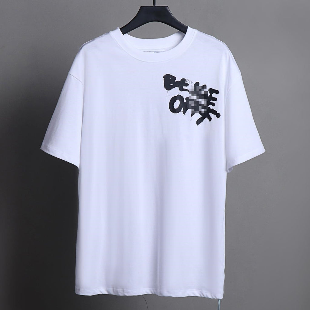 Exclusive OFF-White  Arrow logo print T-shirt#76 — White — Size S — Top View
