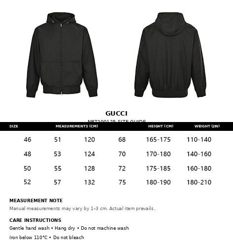 Exclusive Gucci Textured Bomber Hoodie Jacket – Black & Military Green — Black — Size 46 — Alternate View 7
