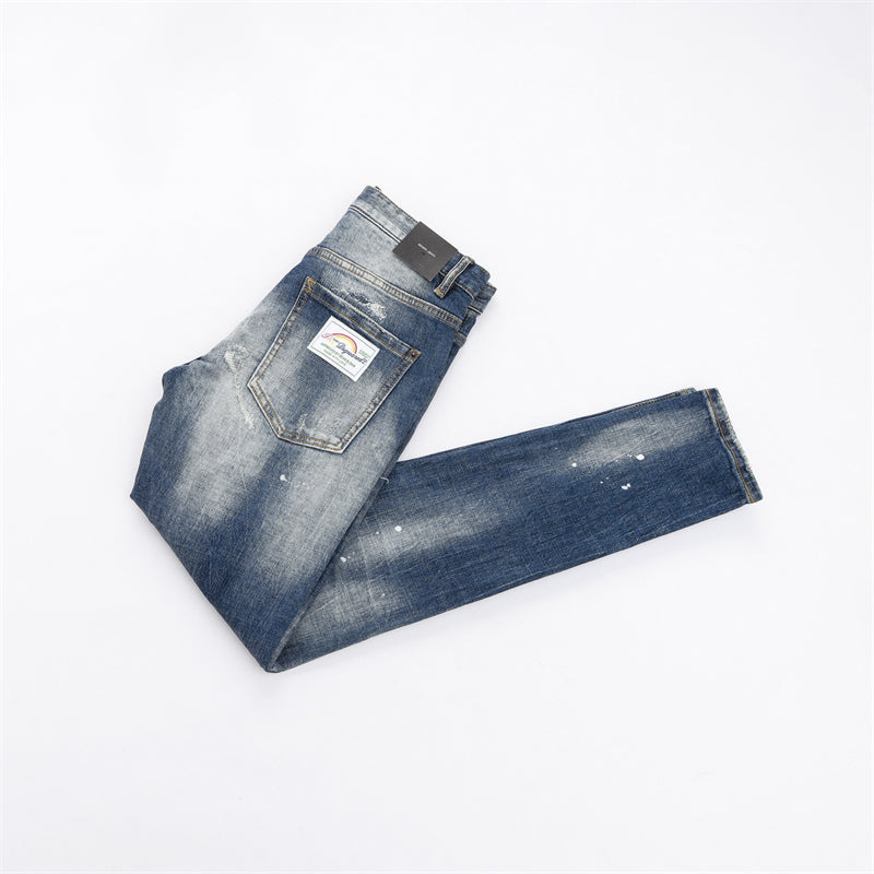 Exclusive dsquared2 New Man Hole Jeans — 28 — Side View