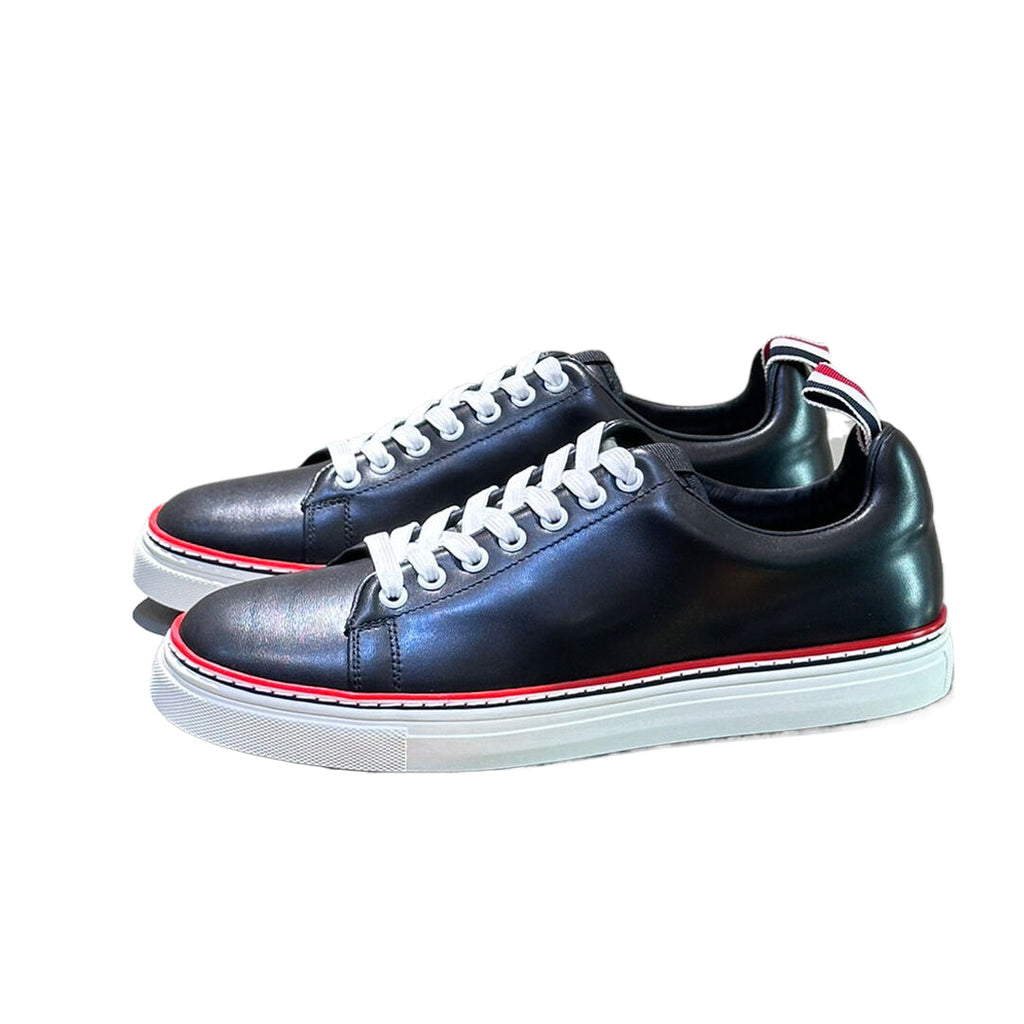 Exclusive MR.TOM Leather sneakers — White — Size 39 — Side View