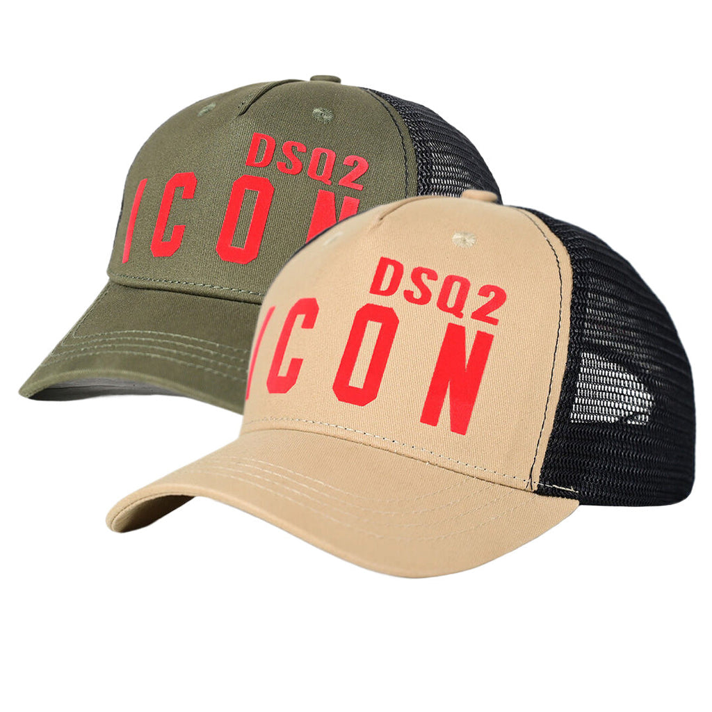 Exclusive dsquared2 2026 Man Hat — Black — Front View