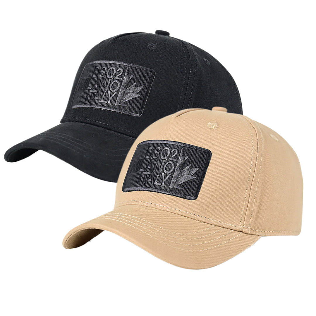 Exclusive dsquared2 DSQ2 Hat — Black — Front View