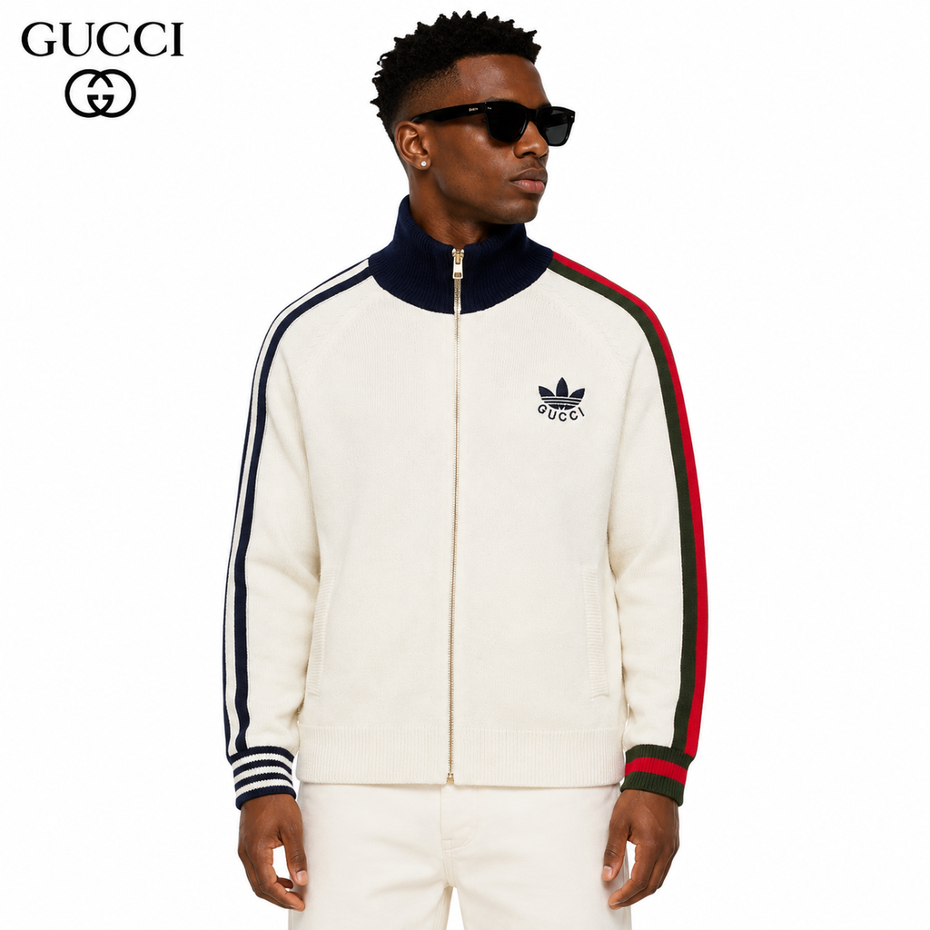 Exclusive Gucci x Adidas Track Jacket — S — Front View