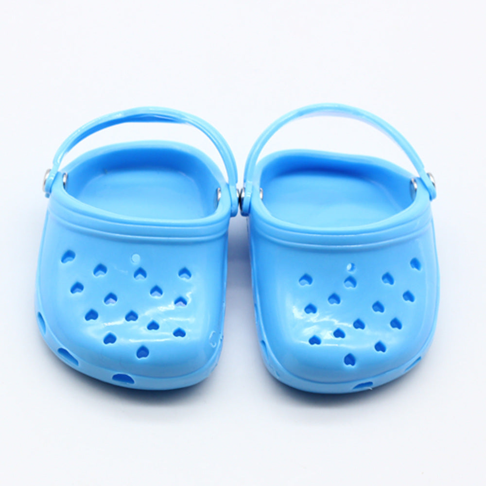 Exclusive Doll beach slippers — Yellow — Lifestyle View
