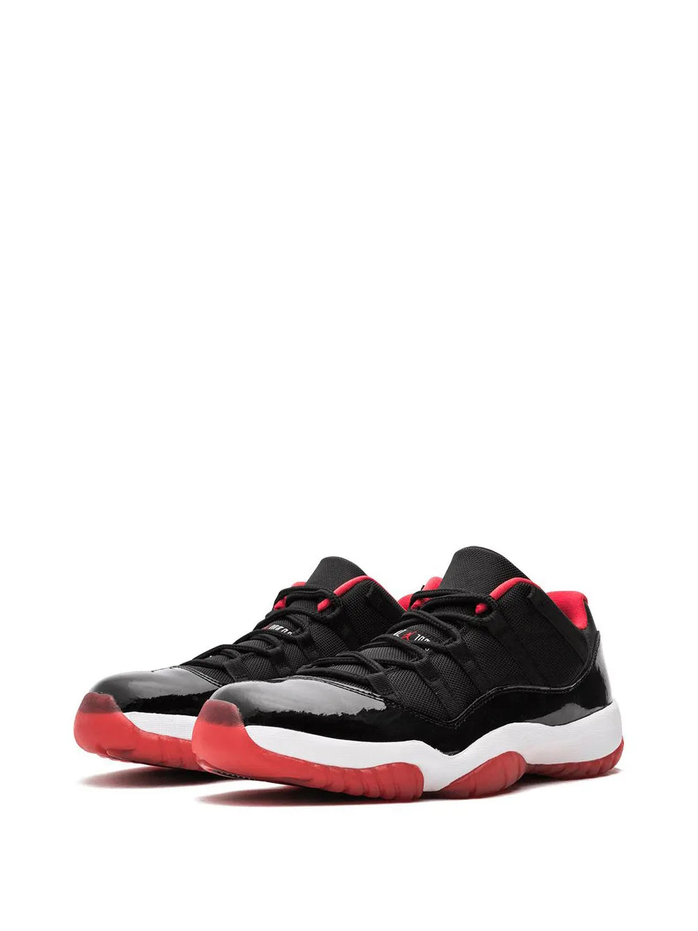 Exclusive Air Jordan 11 Retro Low Bred Sneakers — Same as shown — Size US M 6 - US W 7.5 — Side View