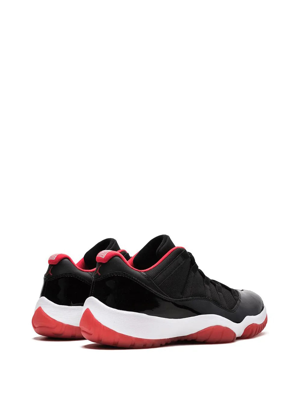 Exclusive Air Jordan 11 Retro Low Bred Sneakers — Same as shown — Size US M 6 - US W 7.5 — Back View