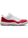 Exclusive Air Jordan 11 Retro Low Cherry Sneakers — Same as shown — Size US M 6 - US W 7.5 — Front View