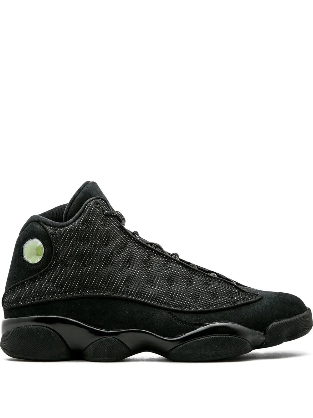Exclusive Air Jordan 13 Retro Black Cat Sneakers — Same as shown — Size US M 11 - US W 12.5 — Front View