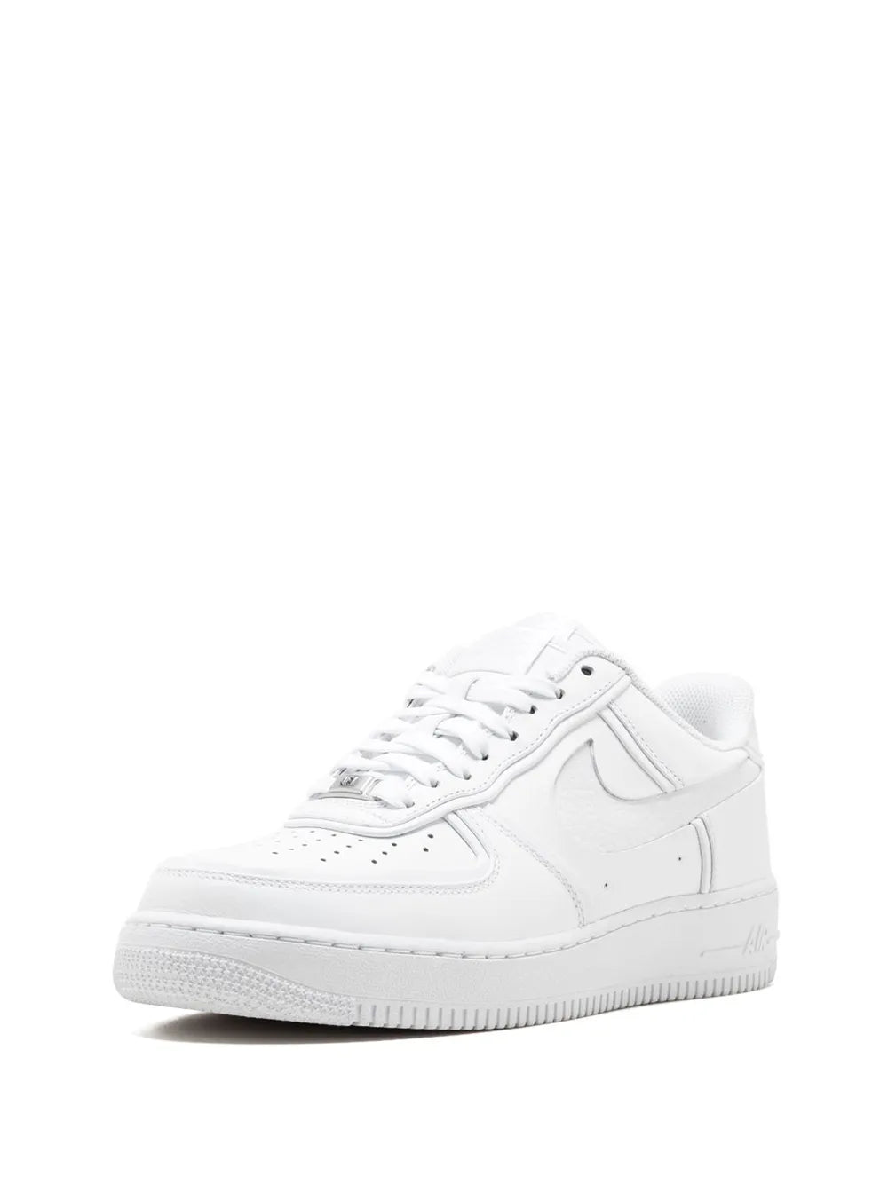 Exclusive Nike X John Elliott Air Force 1 Triple White Sneakers — Same as shown — Size US M 4.5 - US W 6 — Top View