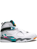 Exclusive Air Jordan 8 Retro South Beach Sneakers — White — Size US M 8.5 - US W 10 — Front View