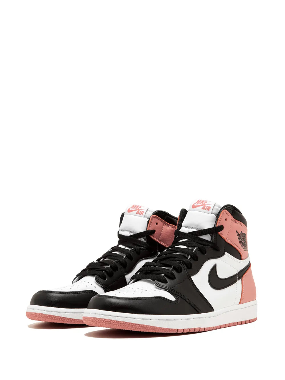 Exclusive Air Jordan 1 Retro High Og Nrg Rust Pink Sneakers — Same as shown — Size US M 7 - US W 8.5 — Side View