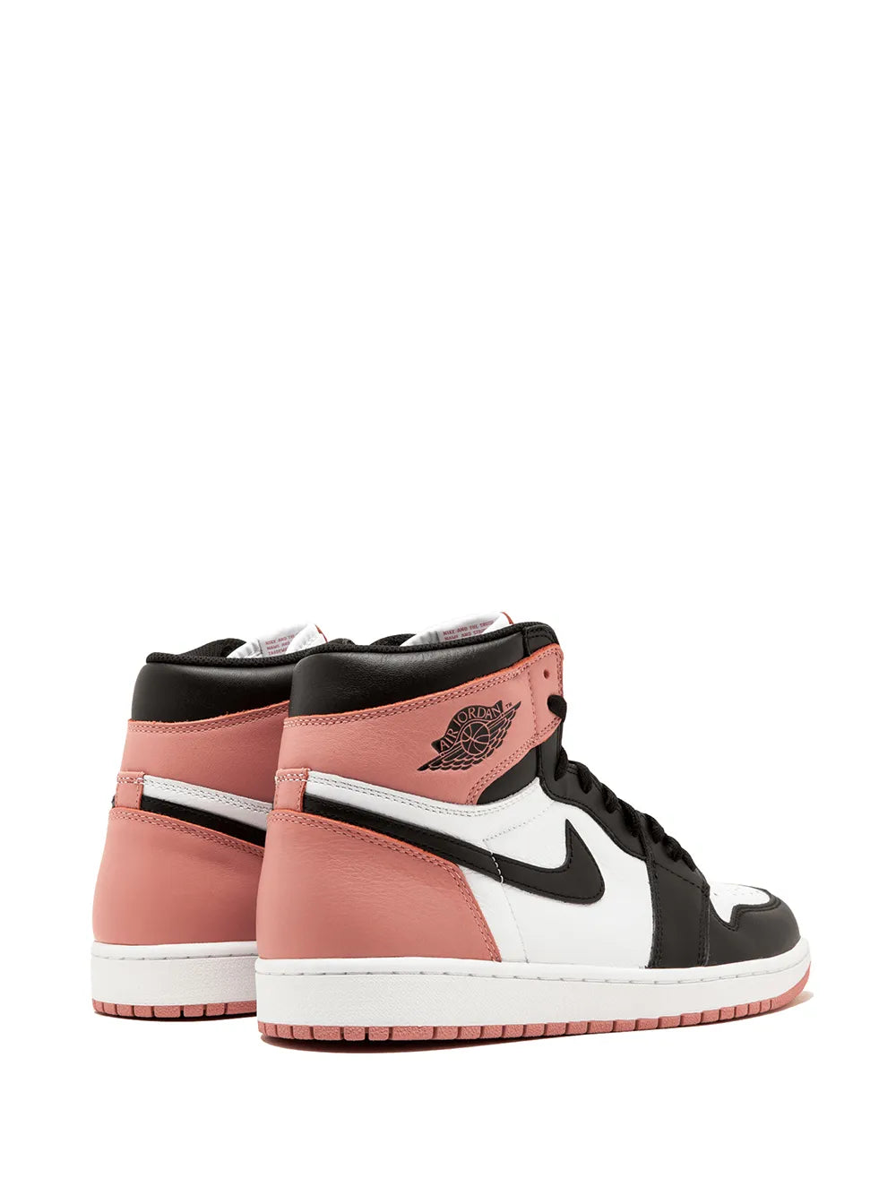 Exclusive Air Jordan 1 Retro High Og Nrg Rust Pink Sneakers — Same as shown — Size US M 7 - US W 8.5 — Back View
