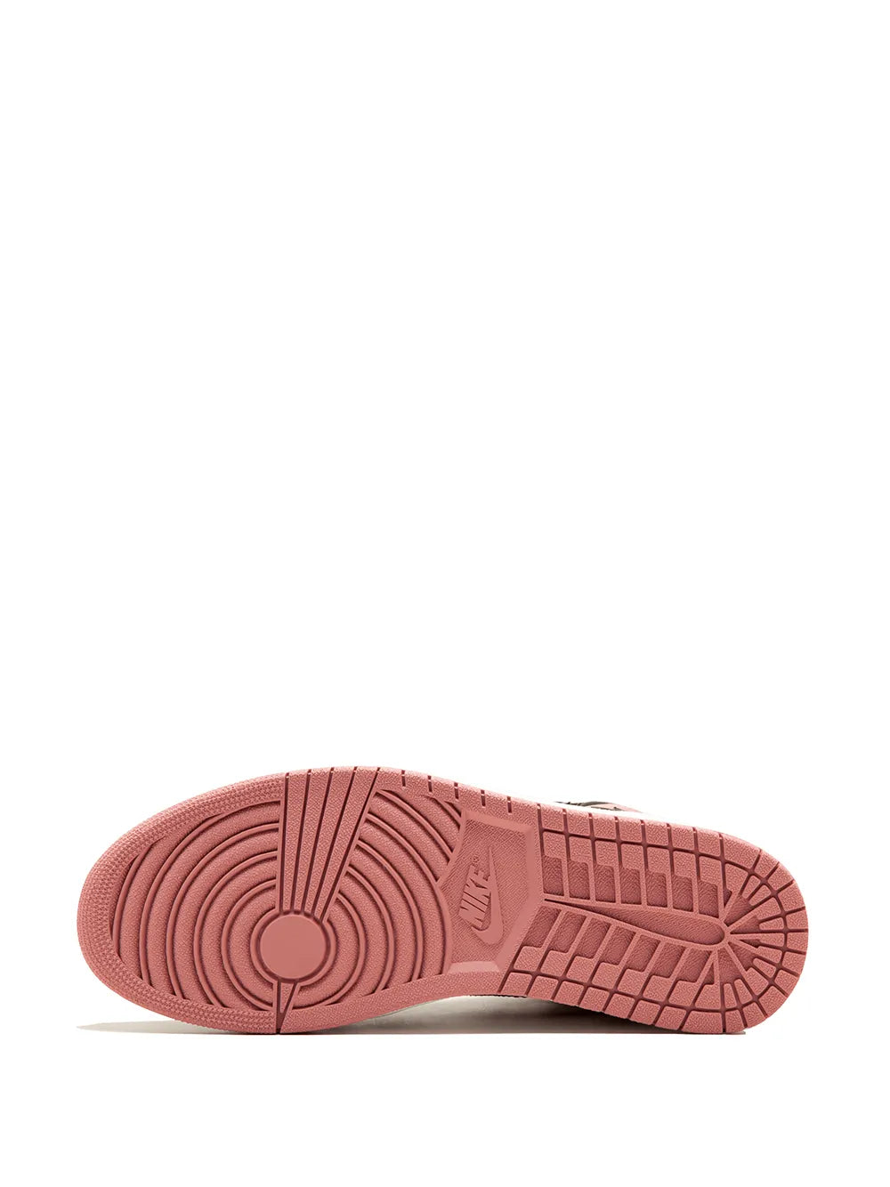 Exclusive Air Jordan 1 Retro High Og Nrg Rust Pink Sneakers — Same as shown — Size US M 7 - US W 8.5 — Top View