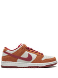 Exclusive Nike Sb Dunk Low Pro Dark Russet Sneakers — Orange/White — Size US M 7.5 - US W 9 — Front View