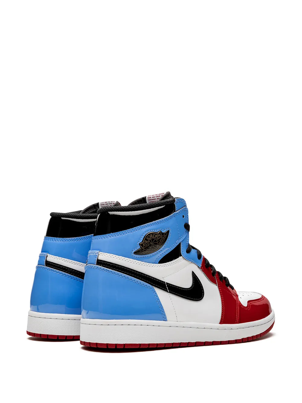 Exclusive Air Jordan 1 Retro High Les Twin - Fearless Sneakers — Same as shown — Size US M 6 - US W 7.5 — Back View
