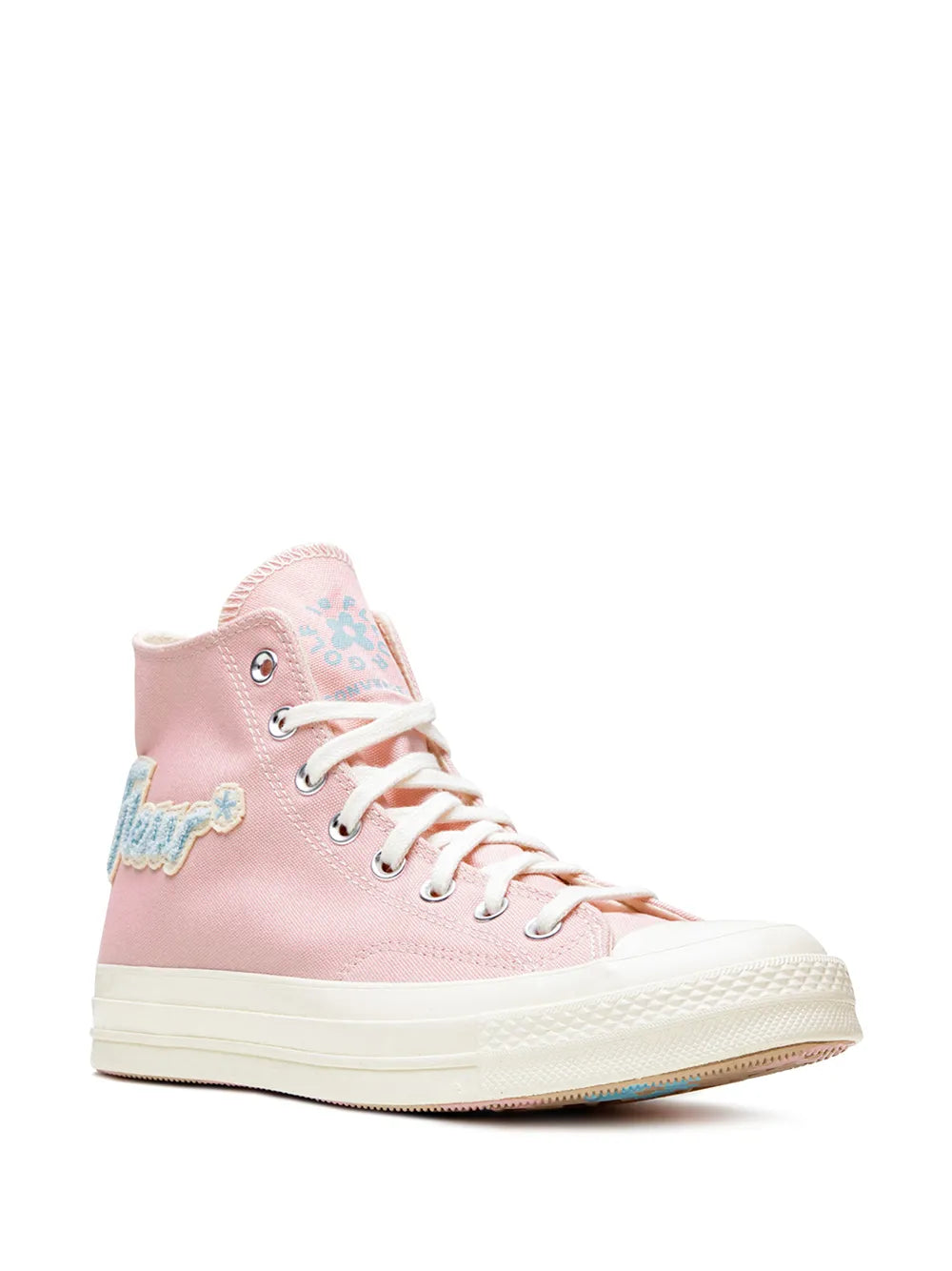Exclusive Converse X Golf Le Fleur Chuck 70 Hi Chenille Sneakers — Same as shown — Size US M 8 - US W 9.5 — Side View
