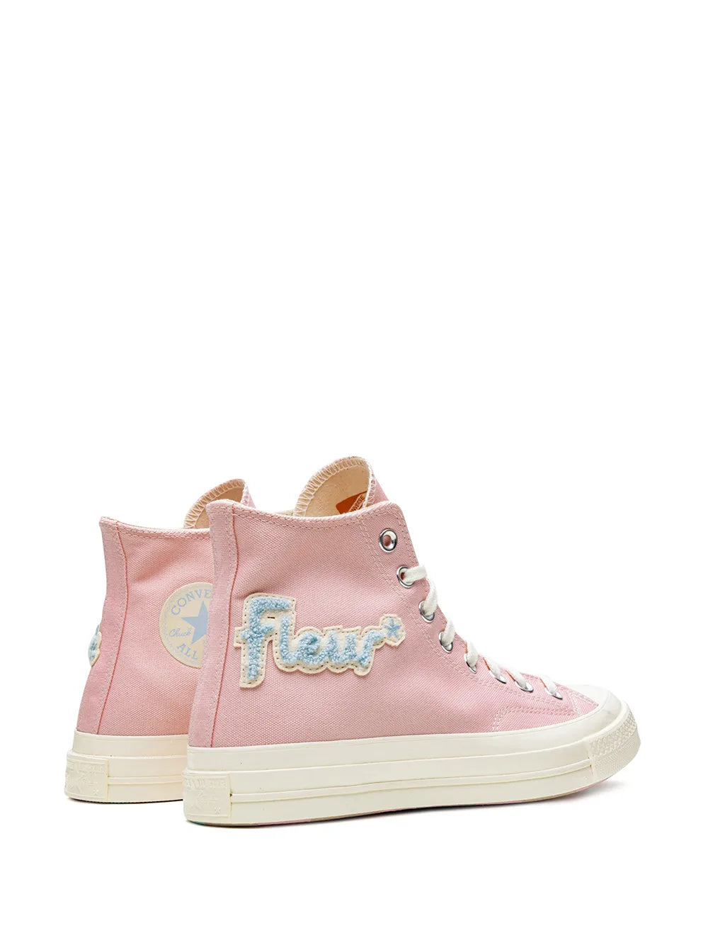 Exclusive Converse X Golf Le Fleur Chuck 70 Hi Chenille Sneakers — Same as shown — Size US M 8 - US W 9.5 — Back View
